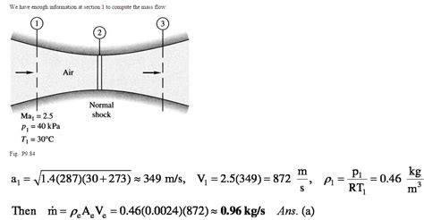 Solved Air Flows Through A Duct As In Fig P Air Flows Through