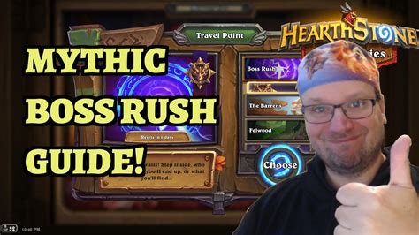 Mythic Boss Rush Guide Hearthstone Mercenaries Youtube