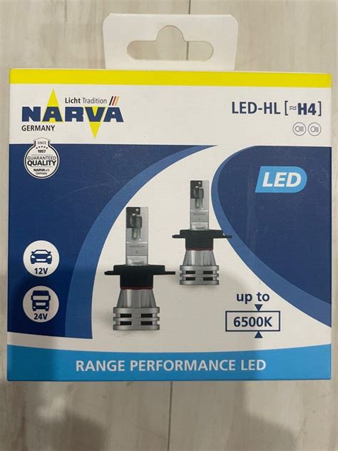 NARVA lED - H4, Auto Accessories on Carousell