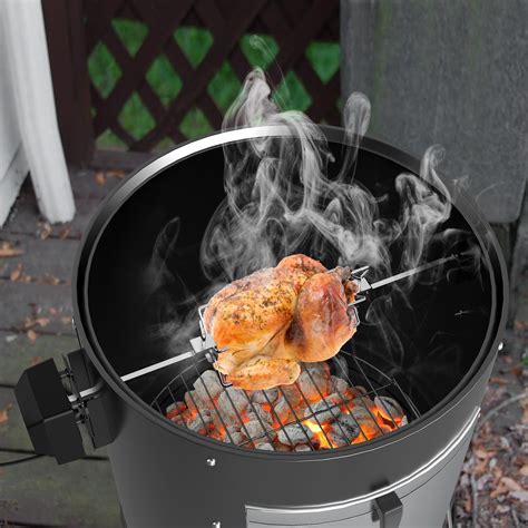 Onlyfire Grill Rotisserie Kit for Weber 22 Inch Smokey Mountain Cooker ...