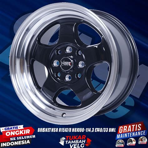 Jual Velg Racing Mobil Model Celong Ring 15 Luang Baut 4 PCD 4X100 Dan