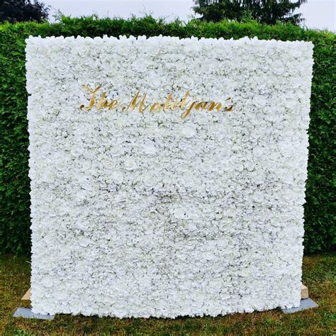 Garden Green Flower Wall Backdrop Rental Flower Wall Rentals