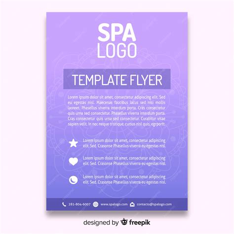 Free Vector | Spa brochure