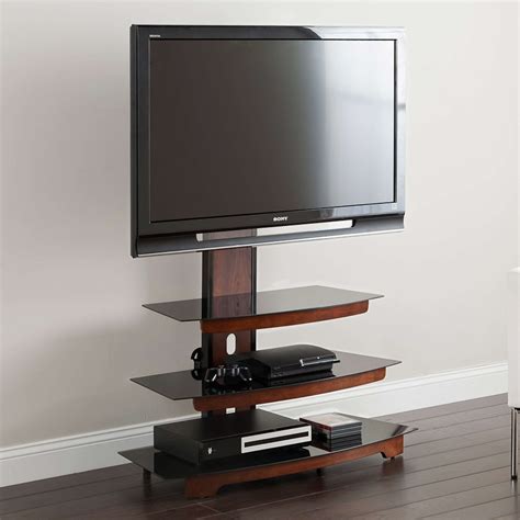 Flat Panel Stand With Swinging Floater