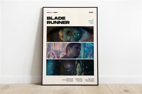 Blade Runner Movie Poster Modern Movie Poster Print Blade Runner