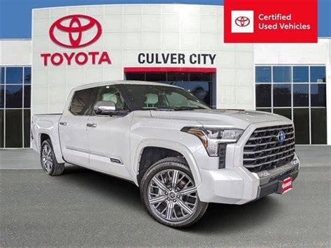 Pre Owned Toyota Tundra Wd Capstone Hybrid Crewmax In Culver City