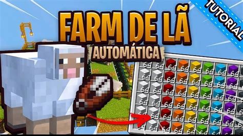 Minecraft Tutorial Como Fazer Farm De Lã 100 Automático YouTube