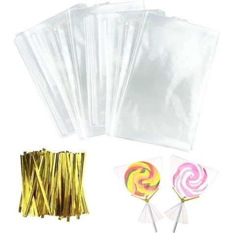 Sachet Plastique Bonbon Pcs Petit Sachet Transparent X Cm Sac