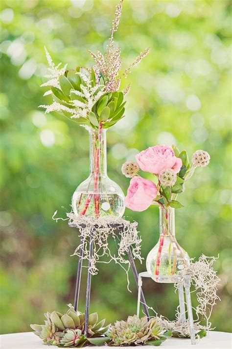 Centerpiece Chemistry Wedding Science Wedding Theme Science Wedding