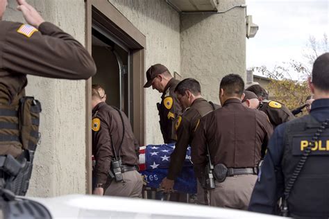 Law Enforcement Agencies Escort Fallen Gallatin County Deputy To State