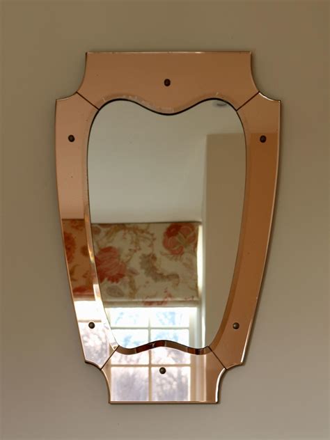 Pink Framed Mirror