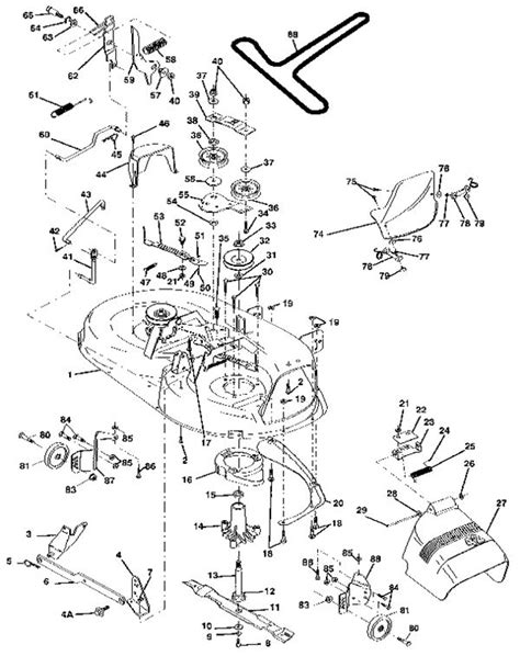 Model 917 Craftsman Riding Lawn Mower Parts Diagram