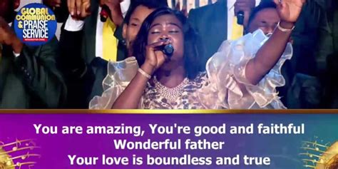 YOU ARE AMAZING BY LEENA GREEN LOVEWORLD SINGERS MP3 LYRICS