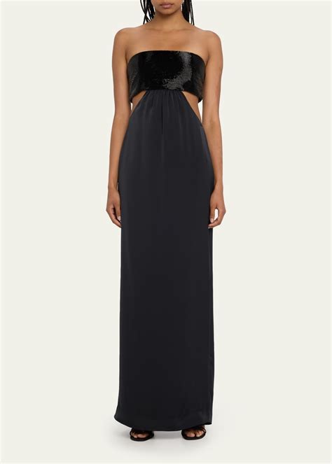 Ramy Brook Mariah Strapless Midi Dress Bergdorf Goodman