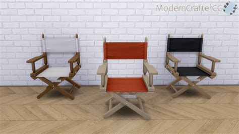 Modern Crafter CC : The Sims 4 - D-lister’s Chair Recolour Set