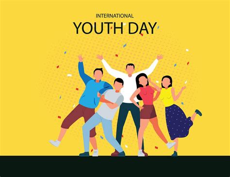 International Youth Day 41640766 Vector Art At Vecteezy