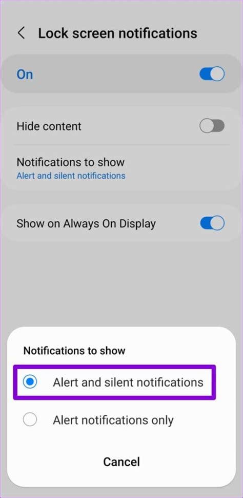 4 Ways To Fix Lock Screen Notifications Not Showing On Android Guiding Tech