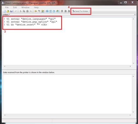 Cambie El Idioma Y El Controlador De La Impresora A Zpl Epl O Cpcl