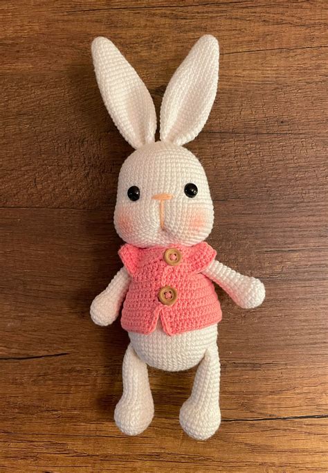 Amigurumi Crochet Pattern Bunny Handmade Rabbit Amigurumi Toy Cute