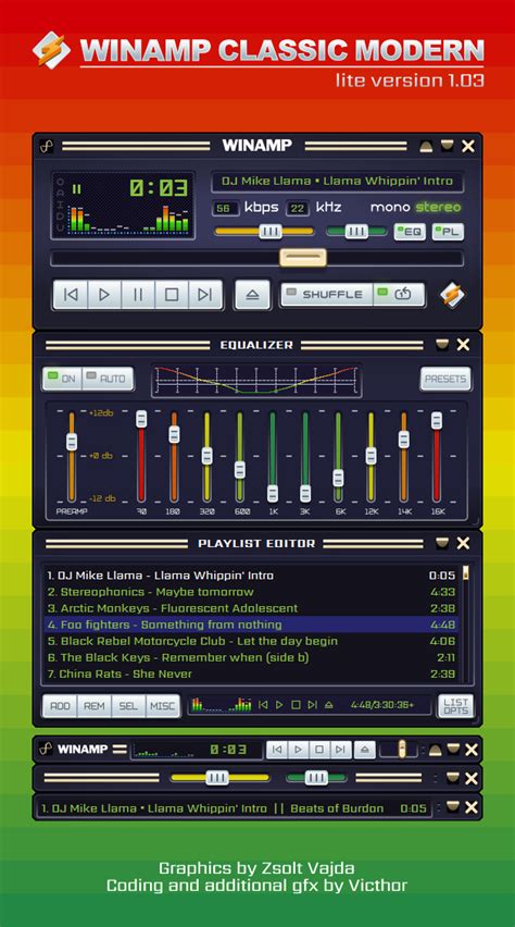 Winamp Classic Modern By Victhor