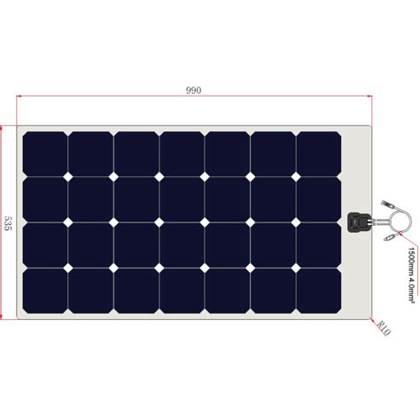 Kit panneau solaire souple 110W MFX et régulateur MPPT VICTRON pour