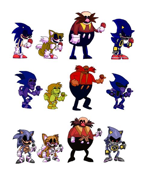 Drawing - Sonic.EXE, Majin Sonic and Lord X Styled by Abbysek on DeviantArt