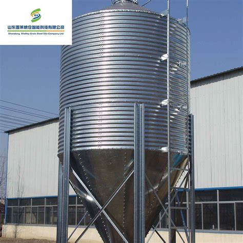 Conical Silo Storage Grain Silo Hopper Bottom Steel Feed Silo China