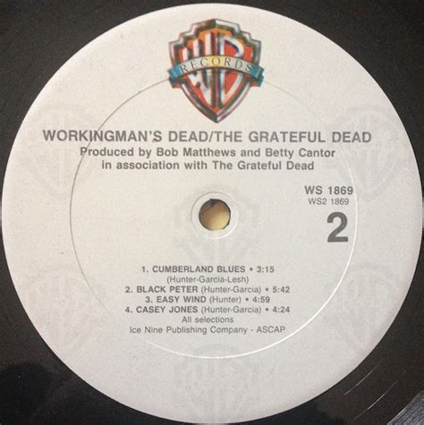 The Grateful Dead - Workingman's Dead - Used Vinyl - High-Fidelity ...