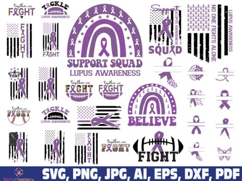 Lupus Svg Png Bundle Lupus Awareness Svg Graphic By Sofiamastery