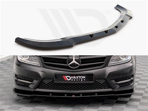 Front Splitter V 2 Mercedes Benz C Coupe Sedan Estate AMG Line C204