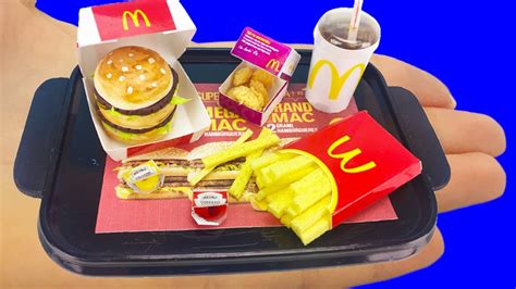 8 DIY MINIATURE McDONALD S COMBO REALISTIC HACKS AND CRAFTS YouTube