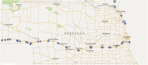 Interstate I 80 Map