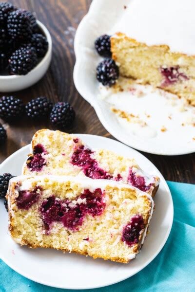 Blackberry Buttermilk Loaf Cake Spicy Southern Kitchen