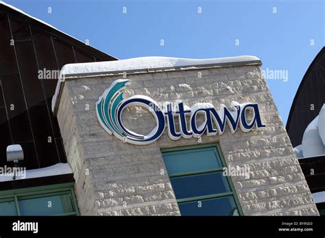 The Ottawa City Hall Logo Of The Municipal Government Canada Stock ...