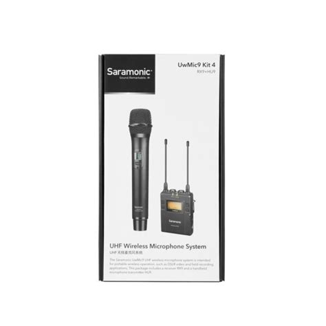 Saramonic Uwmic9 Kit4 3 5mm Uhf Wireless Ručni Mikrofon 1xrx9 1xtxhu9