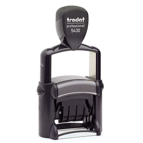 Trodat Professional 5430 Custom Self Inking Date Stamp The Home Of