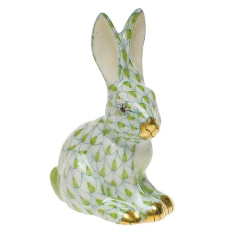 Herend Miniature Sitting Rabbit Figurine – Fine Decor Direct