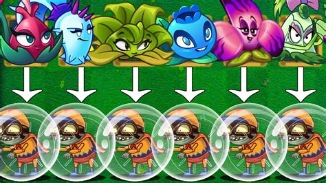 Pvz Challenge Plants Using Plantfoods Vs Carnie Imp Zombies