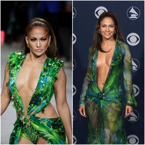 How Jennifer Lopezs Infamous 2000 Grammys Dress Which Was Unretired