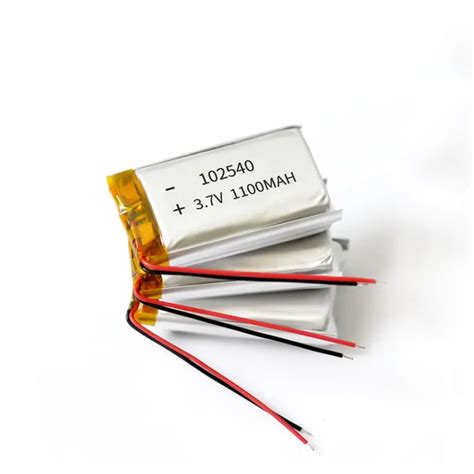 102540 Polymer Lithium Lipo Battery Pack 37v 1100mah Rechargeable 102540 Lipo Battery Buy