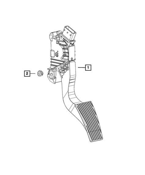 Accelerator Pedal For Dodge Durango Mopar Estore