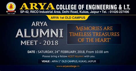 Arya College Organized Alumni Meet 2018 Arya 1st Old Campus Best