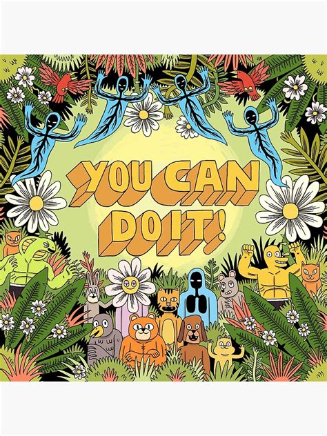 "You can do it!" Poster for Sale by jackteagle | Redbubble