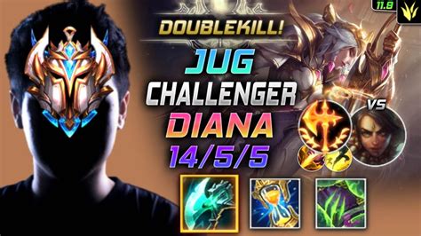 Challenger Diana Jungle Vs Nidalee Lol