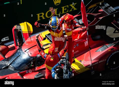 Le Mans France 11th June 2023 51 Pier Guidi Alessandro Ita