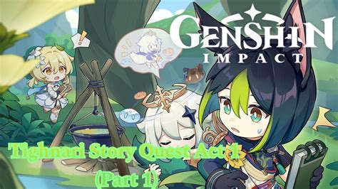 Genshin Impact Story Quest Walkthrough Part 20 Tighnari Story Quest Act 1 Part 1 Youtube