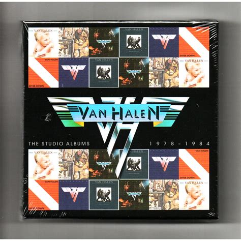 Van Halen The Studio Albums 1978 1984 Box Set 6 Cd Shopee