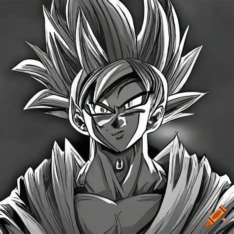 Goku Black Staring With Evil Smile