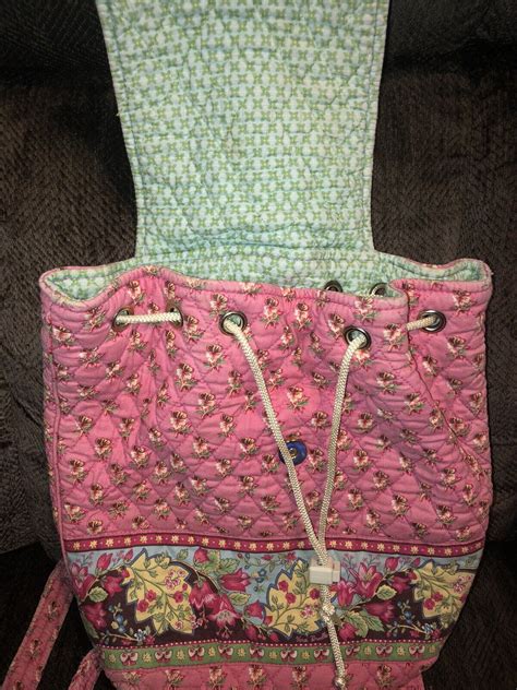 Vera Bradley Mimi Backpack Pink Paisley Gem