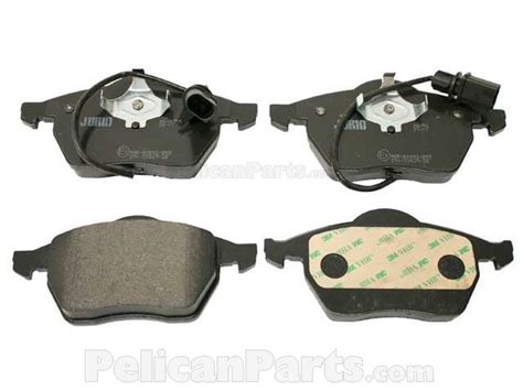 Audi Brake Pad Set Jurid 571982J 4B0 698 151 AB 4B0 698 151 AB 4B0 698